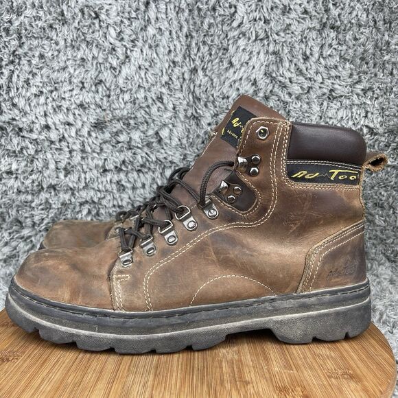 AdTec Leather Work Boots Men\'s 12 Water Resistant